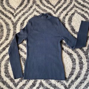 Gray Turtleneck Sweater Medium
